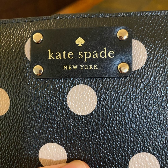 Kate Spade Black and White Polka Dots Wallet - Picture 4 of 7